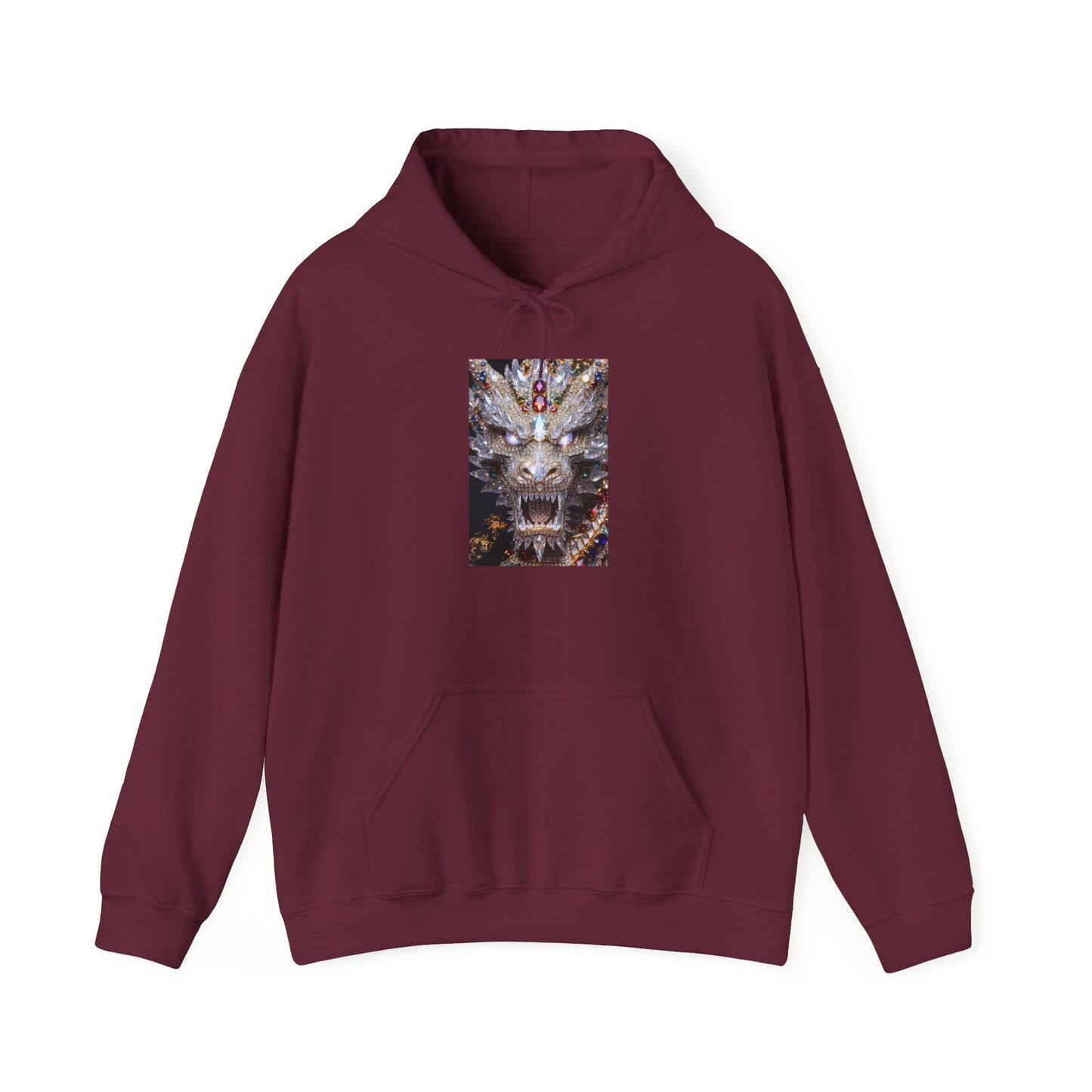 Dragon Skull Hoodie - Mystic Fantasy Graphic Pullover