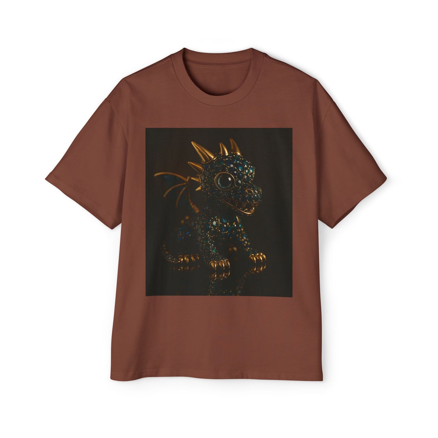 Dragon Design Oversized Tee, Casual Wear, Graphic Shirt, Gift for Fantasy Lovers, Unique T-Shirt, Perfect for Festivals and Everyday