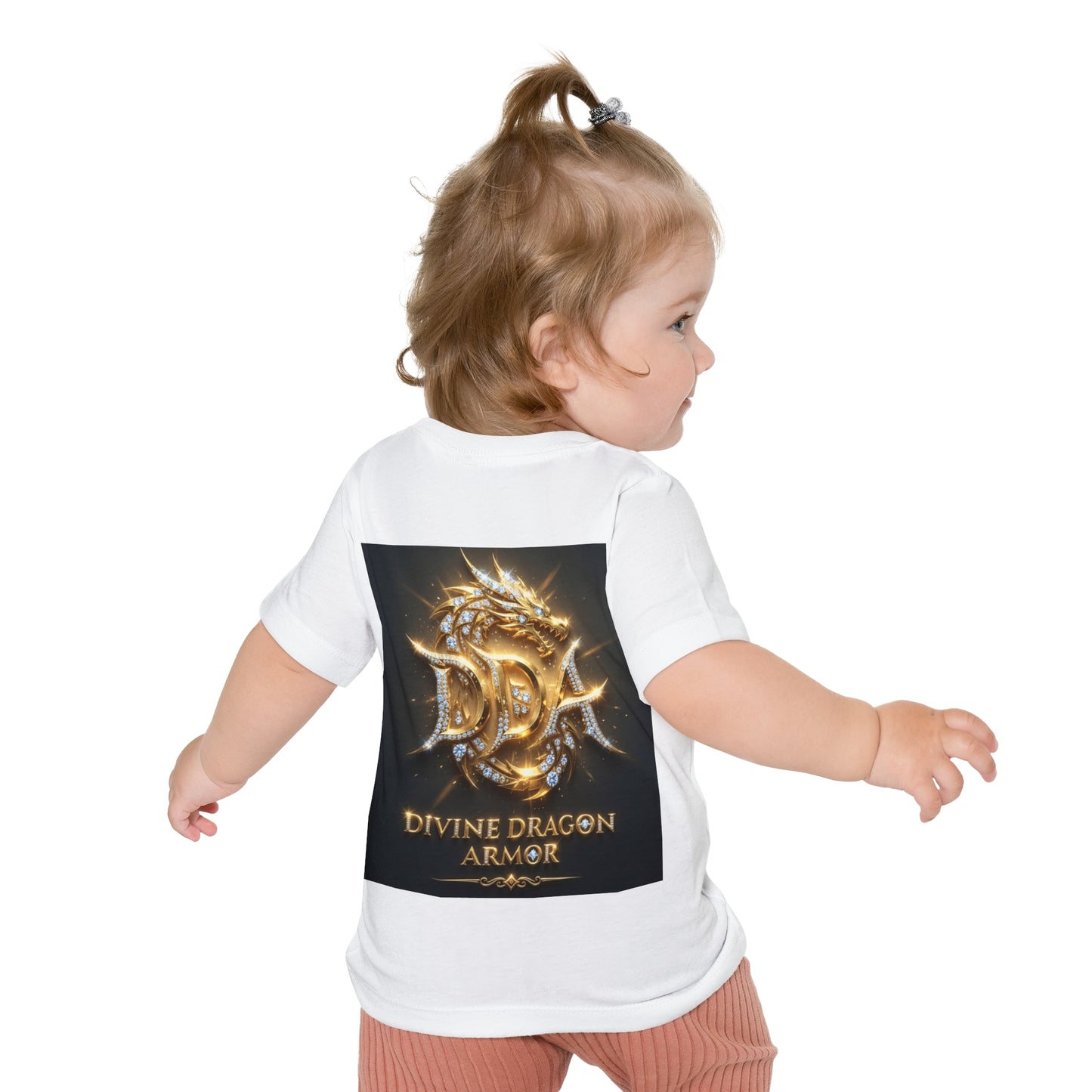 A Baby T-Shirt — Divine Dragon Armor Lightning Robot Graphic