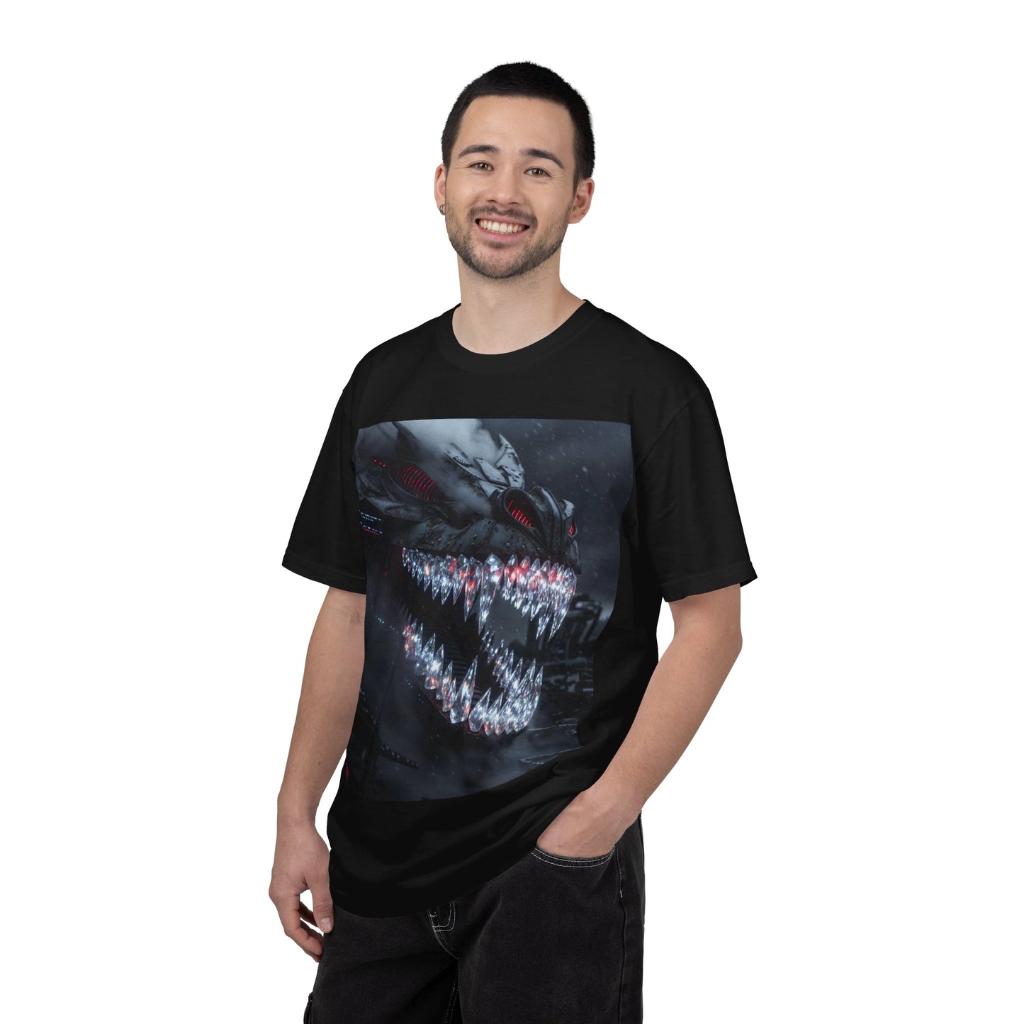 Graphic T-Shirt — Dark Monster Smile Artwork