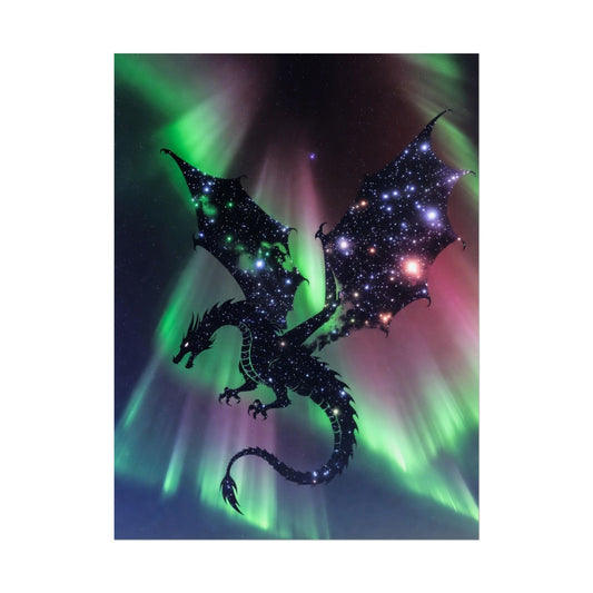 Dragon Aurora Poster