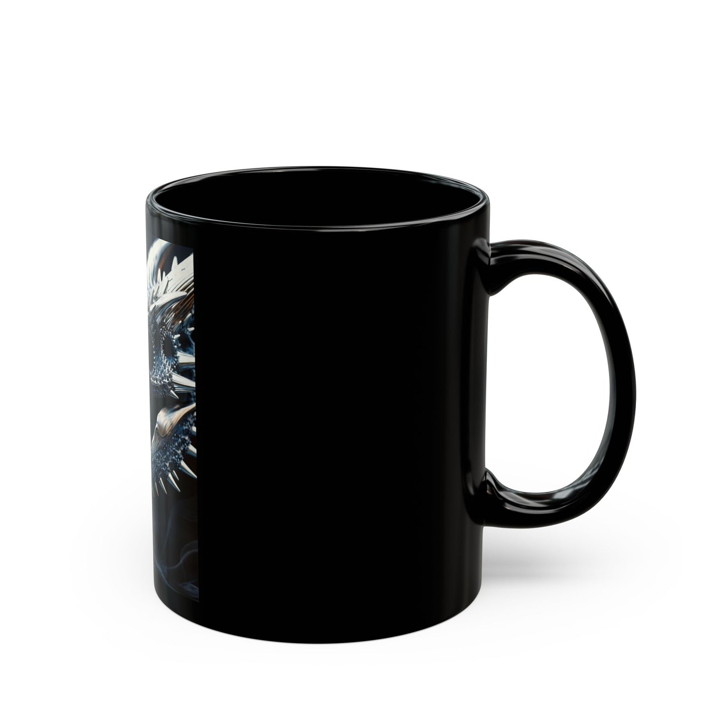Dragon Design Black Mug - 11oz & 15oz