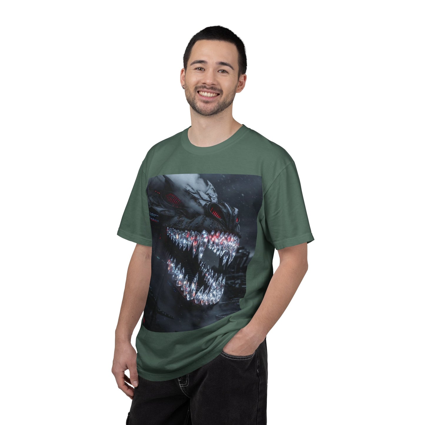 Graphic T-Shirt — Dark Monster Smile Artwork