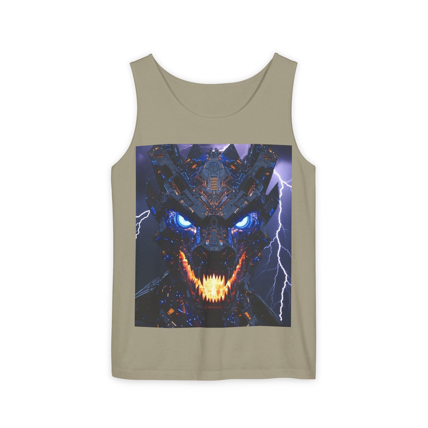 Dragon Storm Tank Top – Fierce Lightning Dragon Graphic Tank
