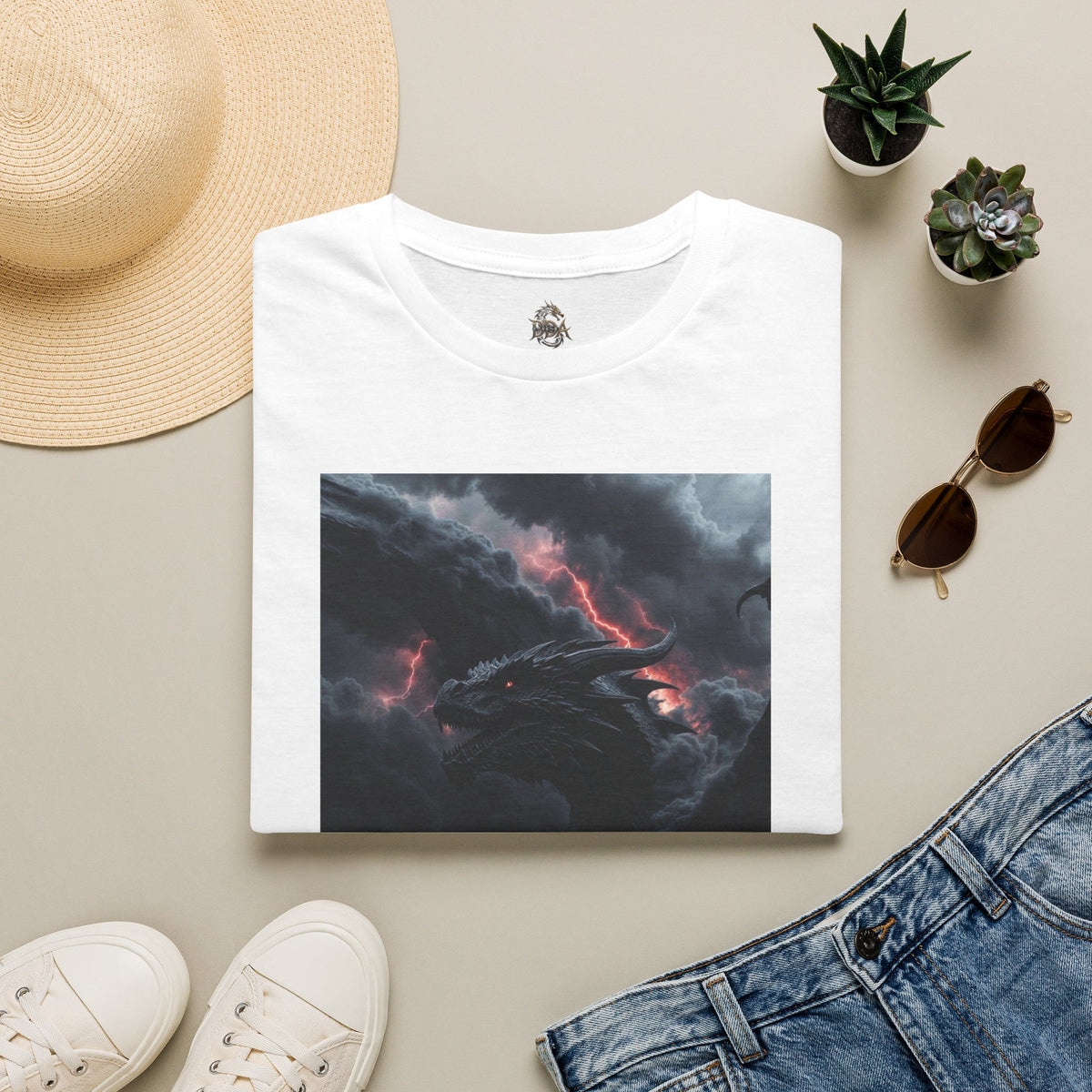 A Dragon Smoke T-Shirt — Stormy Smoke Tee