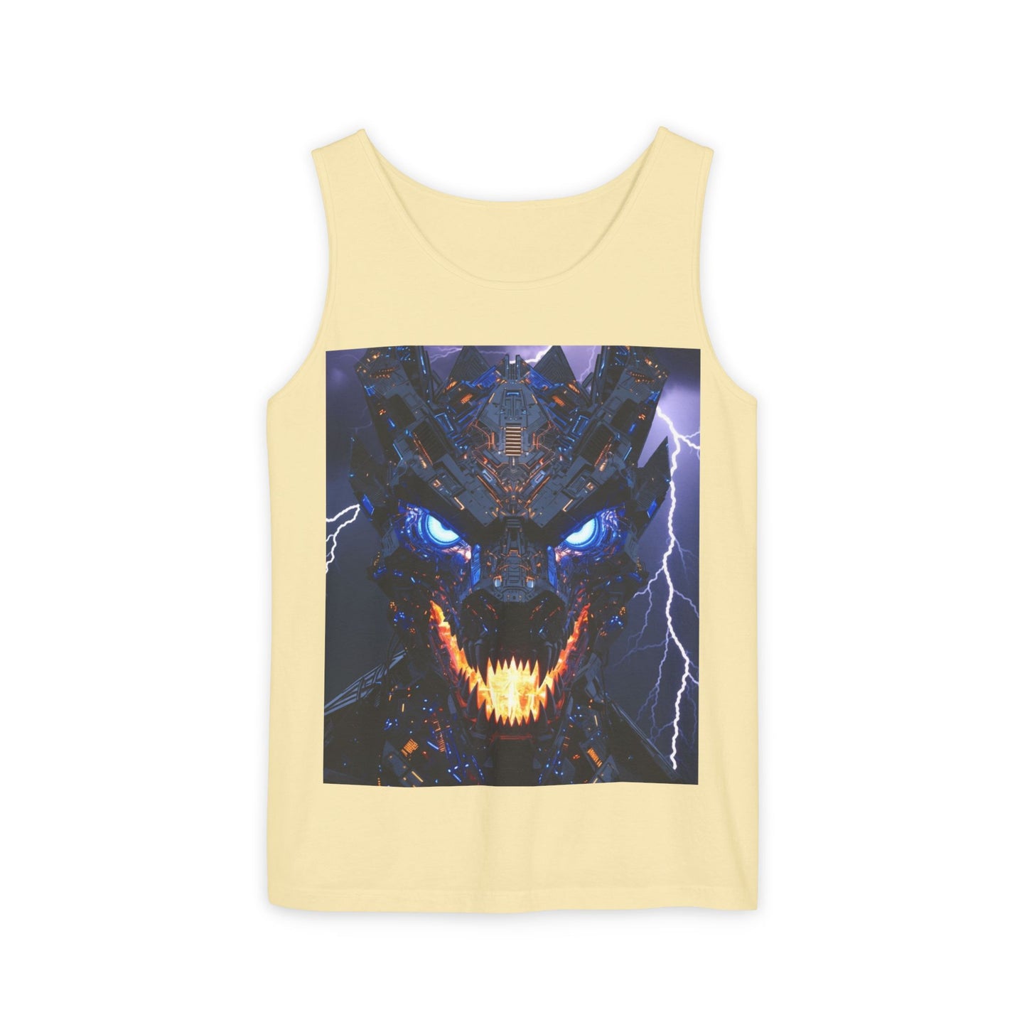 Dragon Storm Tank Top – Fierce Lightning Dragon Graphic Tank