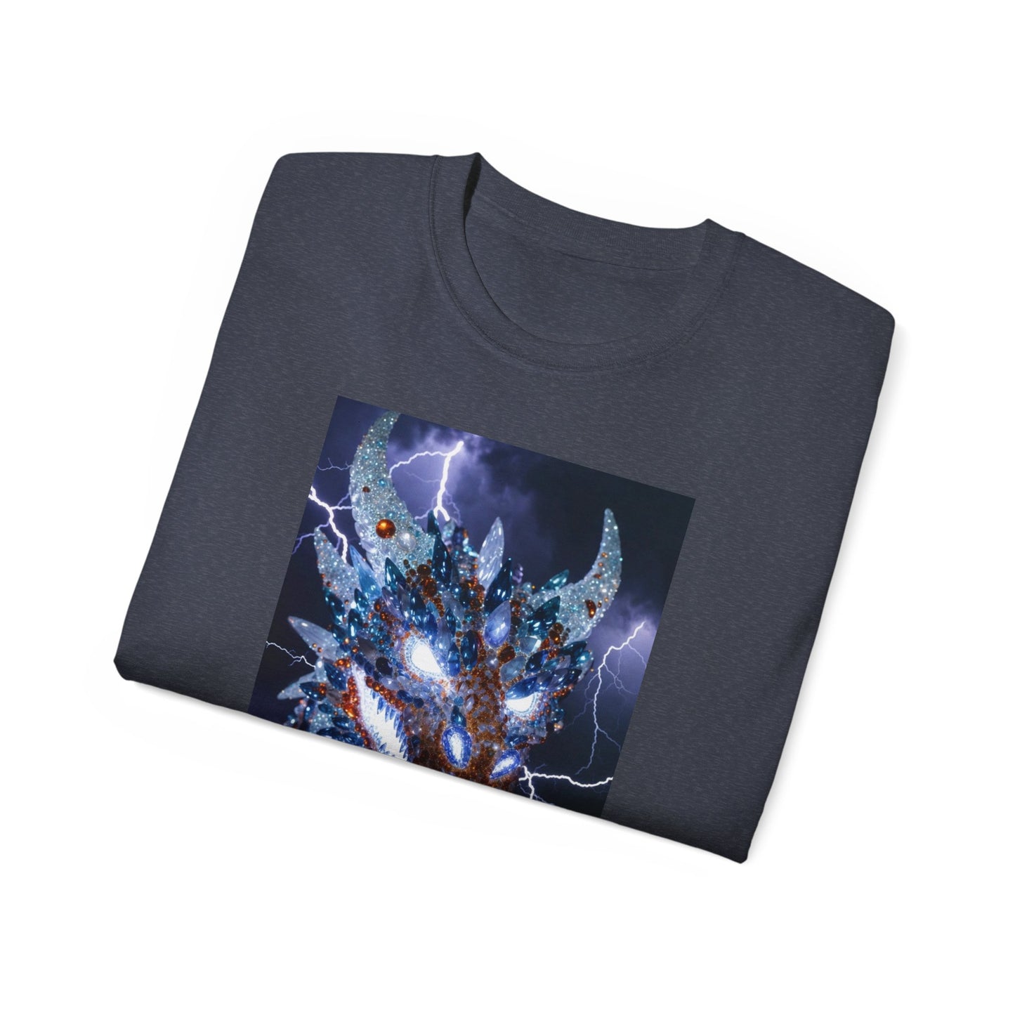 Electric Dragon T-Shirt — Lightning Fantasy Beast Graphic Tee
