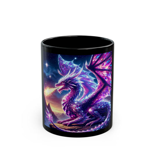 A Fantasy Dragon Coffee Mug - Colorful Magic Design for Coffee Lovers