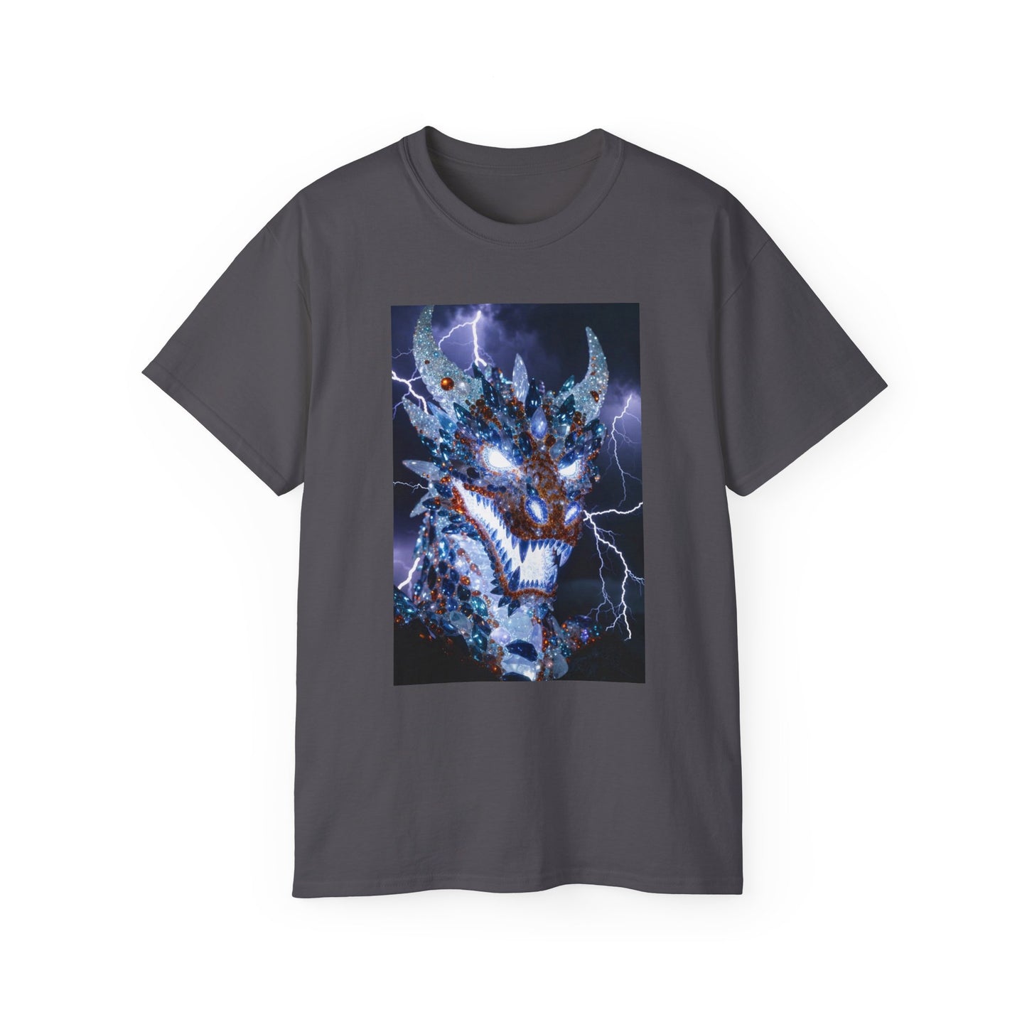 Electric Dragon T-Shirt — Lightning Fantasy Beast Graphic Tee