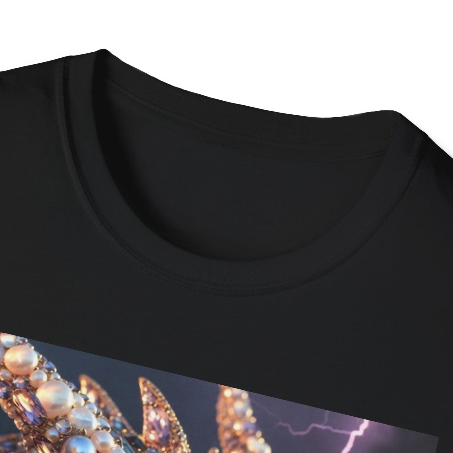 Dragon Gem Art T-Shirt — Fantasy Lightning Dragon Graphic Tee