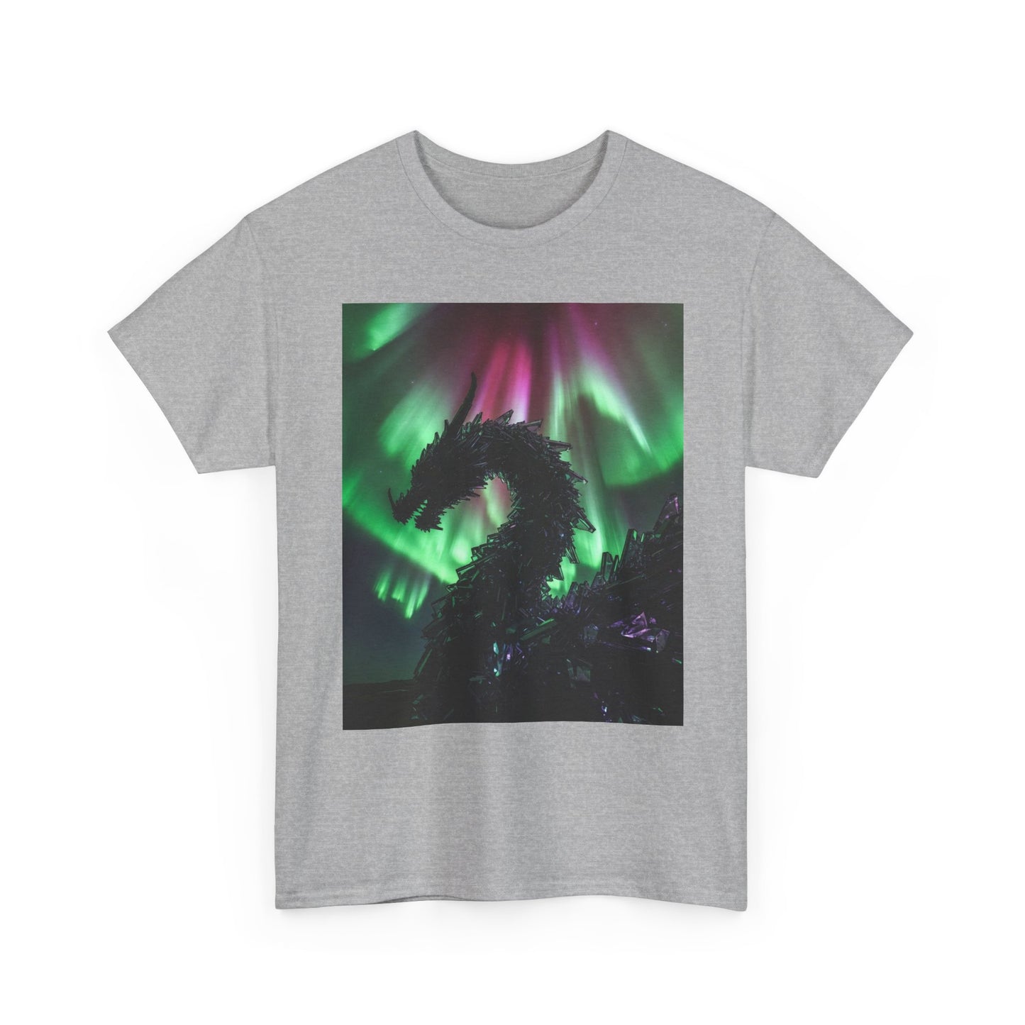 Dragon Aurora T-Shirt — Northern Lights Dragon Graphic Tee