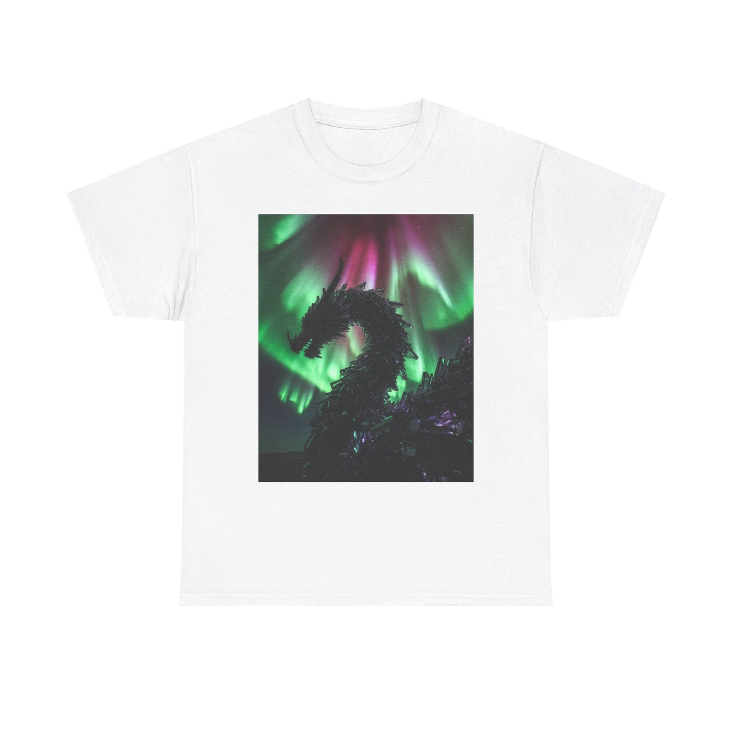 Dragon Aurora T-Shirt — Northern Lights Dragon Graphic Tee