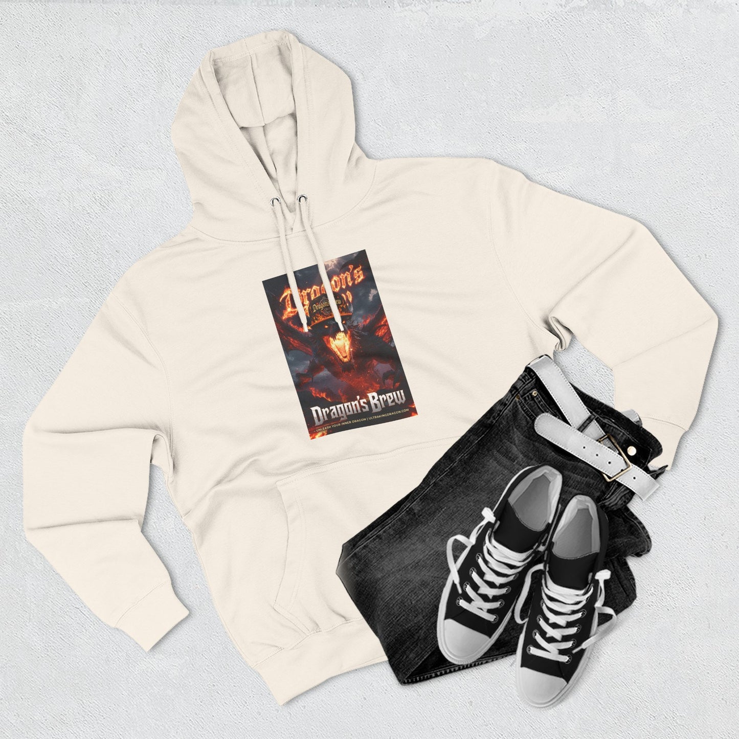 Dragons Brew Three-Panel Fleece Hoodie