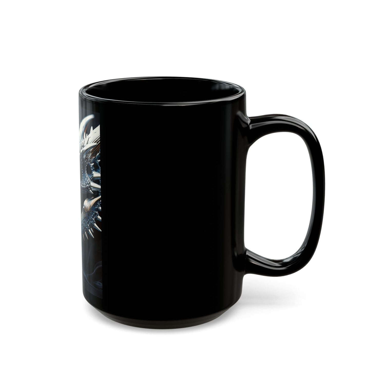 Dragon Design Black Mug - 11oz & 15oz