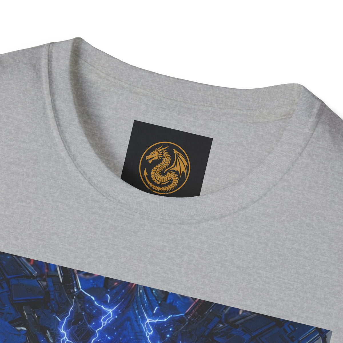 #1 Selling Dragon Nebula T-Shirt — Cosmic Blue Dragon Graphic Tee
