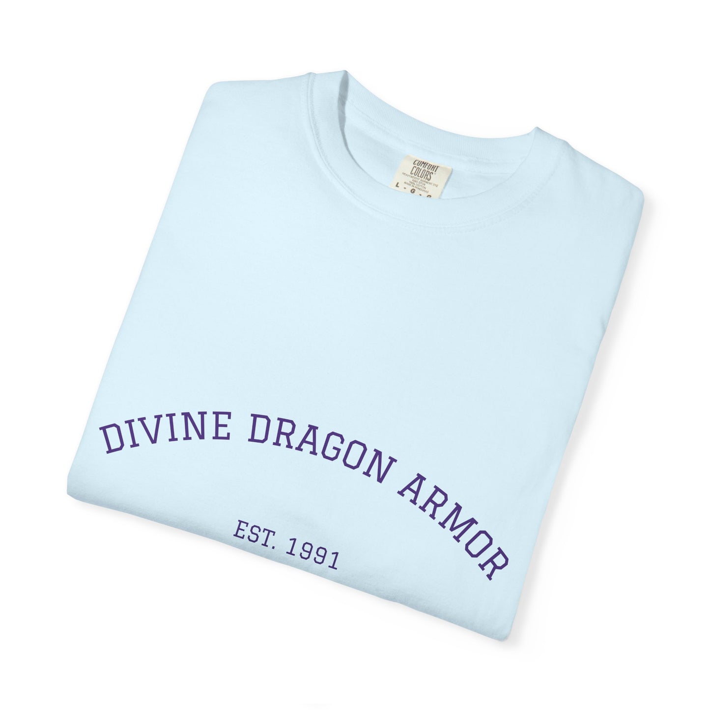 A Divine Dragon Armor Tee — Vintage 'Est. 1991' Graphic T-Shirt