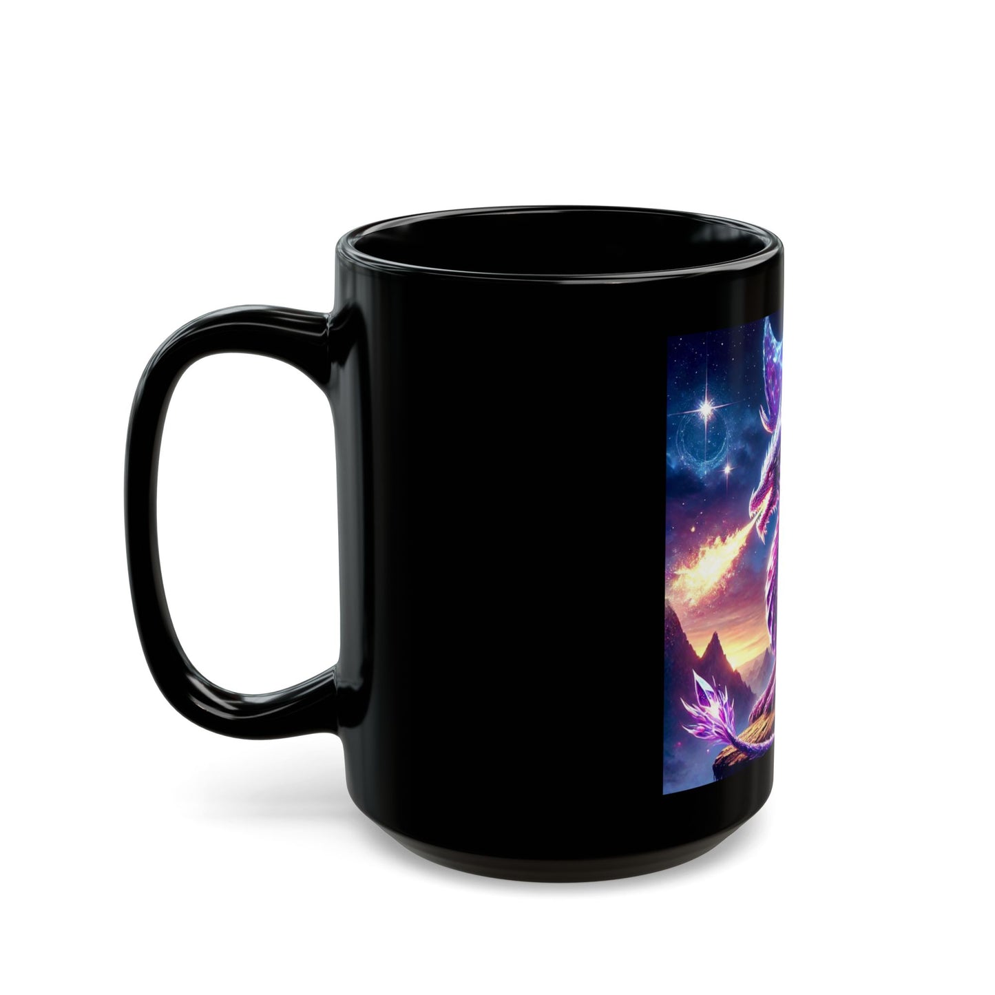 A Fantasy Dragon Coffee Mug - Colorful Magic Design for Coffee Lovers