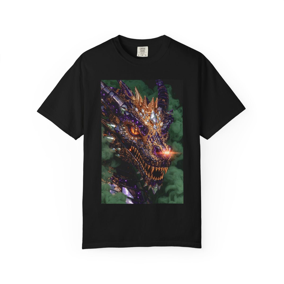 A Dragon Pocket Graphic T‑Shirt — Fiery Fantasy Chest Print