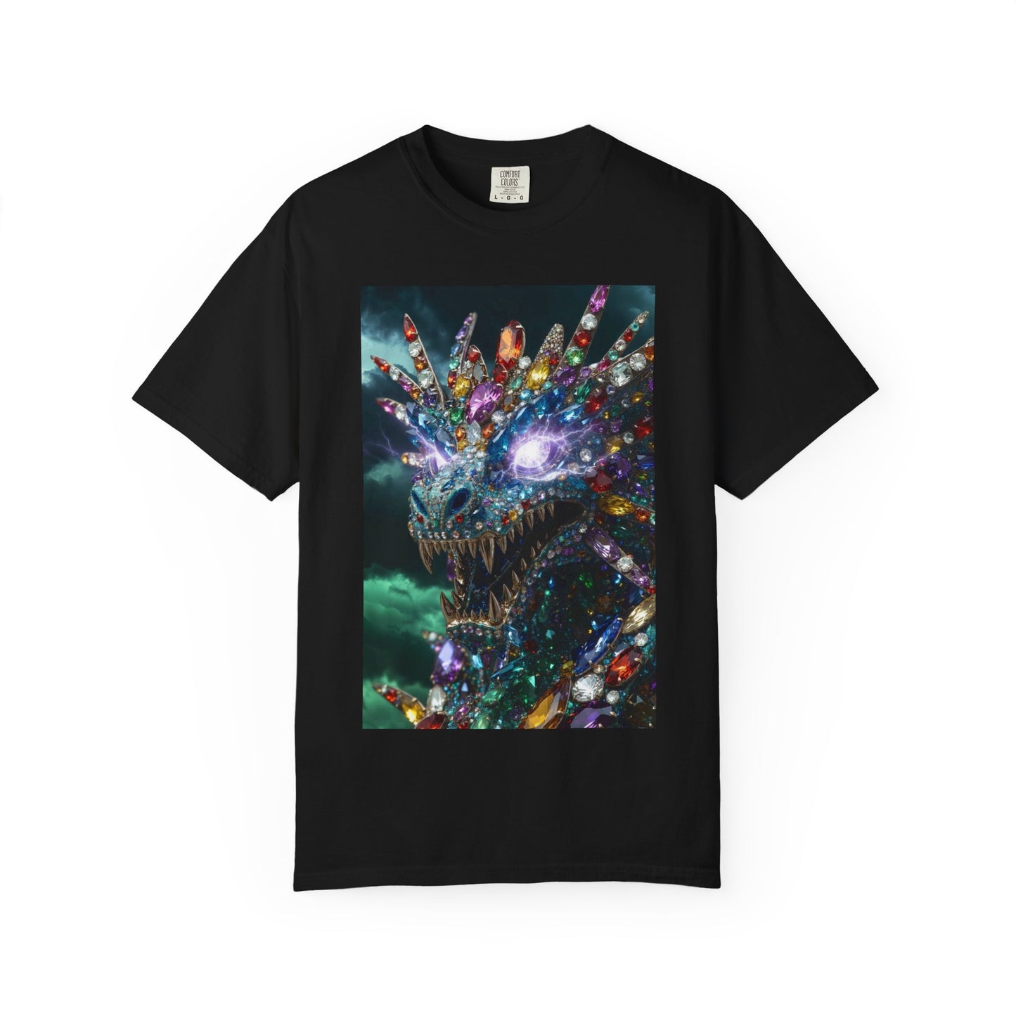 Dragon Crystal T-Shirt — Psychedelic Gem Monster Graphic Tee