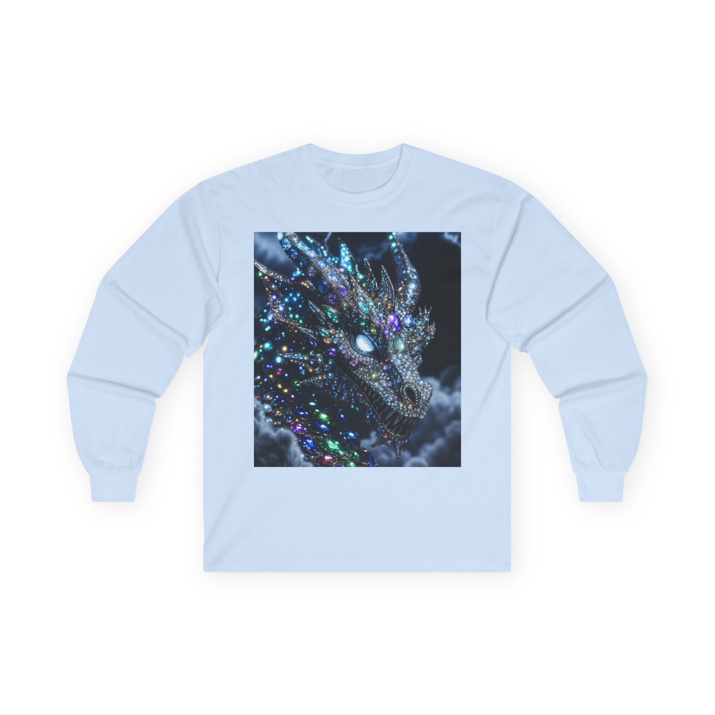 Mystic Crystal Dragon Long Sleeve Tee