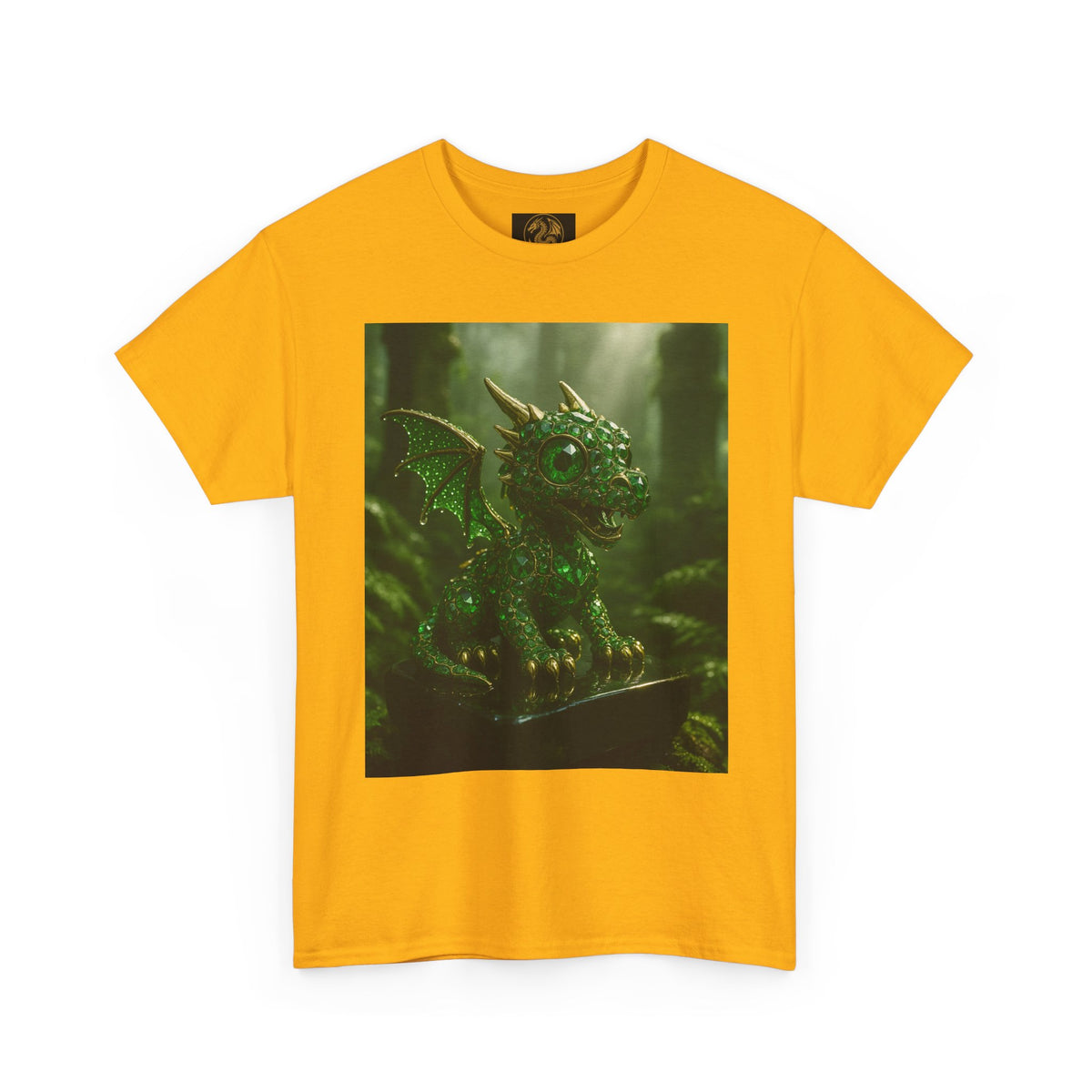 A Fantasy Dragon Graphic Tee, Heavy Cotton Shirt, Cute Dragon Top, Gifts for Dragon Lovers, Whimsical Art T-Shirt, Casual Wear