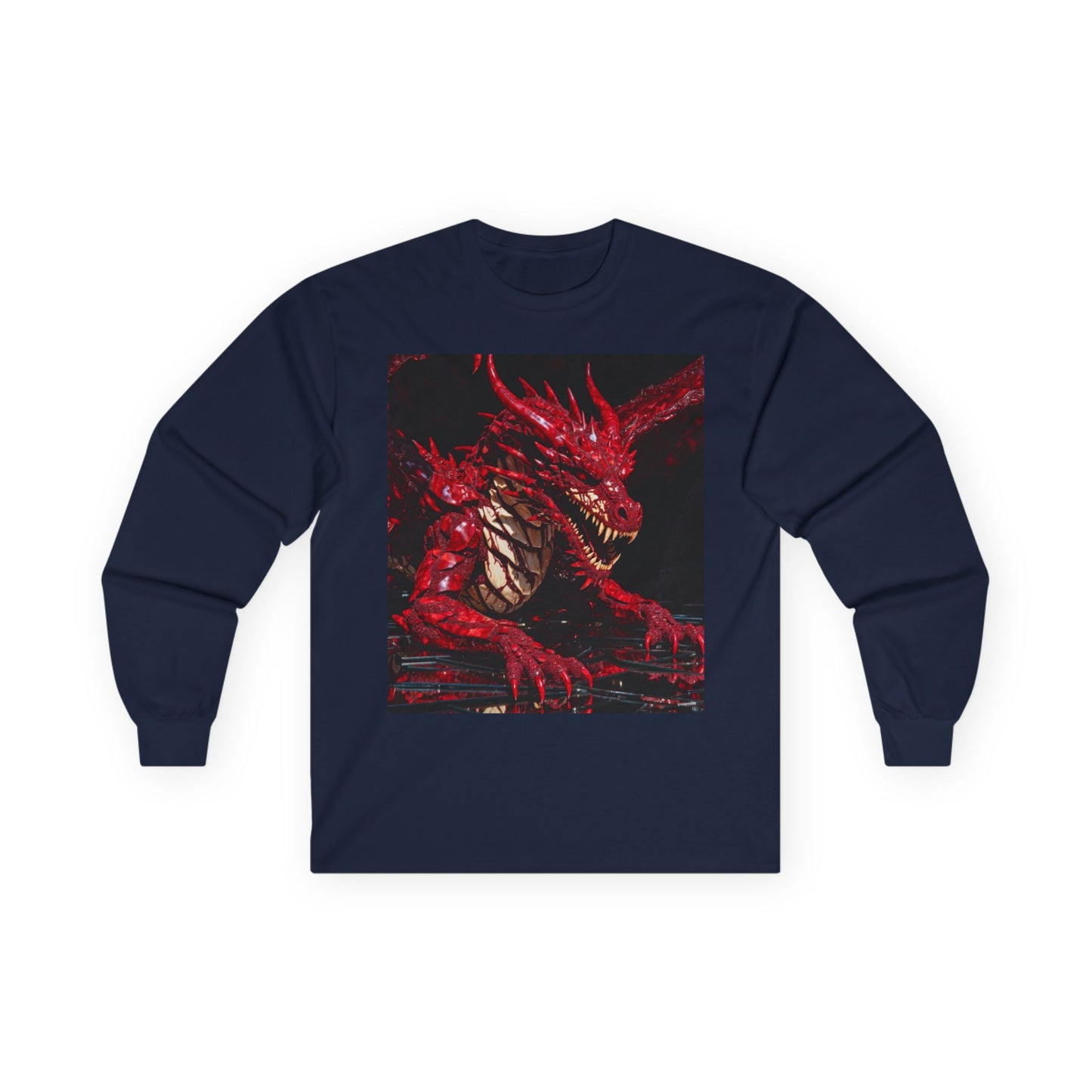 Red Dragon Artwork Long Sleeve Tee
