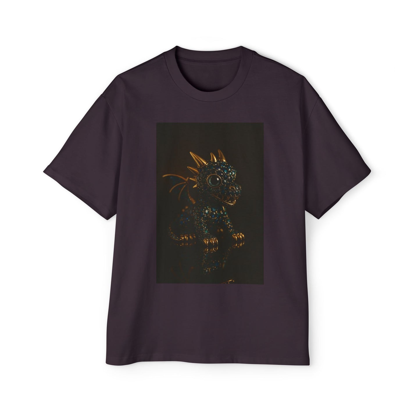 A Dragon Design Oversized Tee, Casual Wear, Graphic Shirt, Gift for Fantasy Lovers, Unique T-Shirt, Perfect for Festivals and Everyday