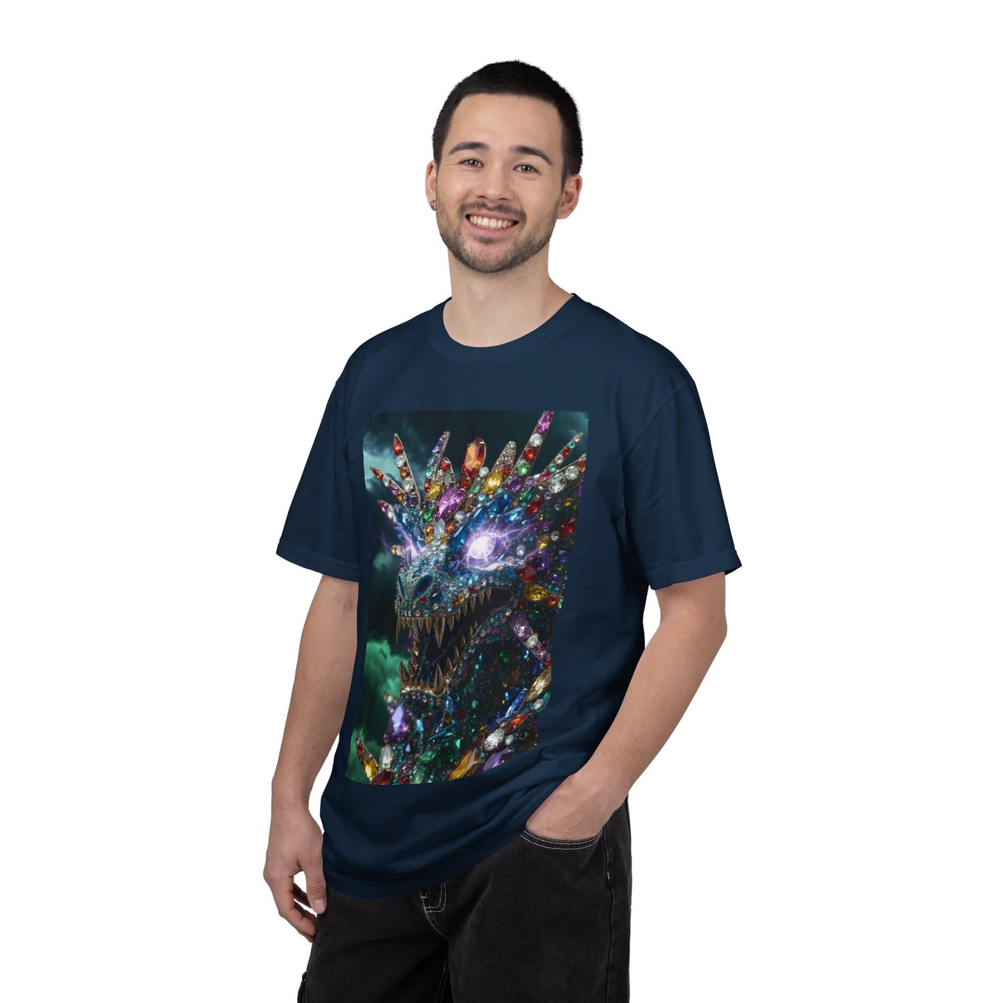 Dragon Crystal T-Shirt — Psychedelic Gem Monster Graphic Tee