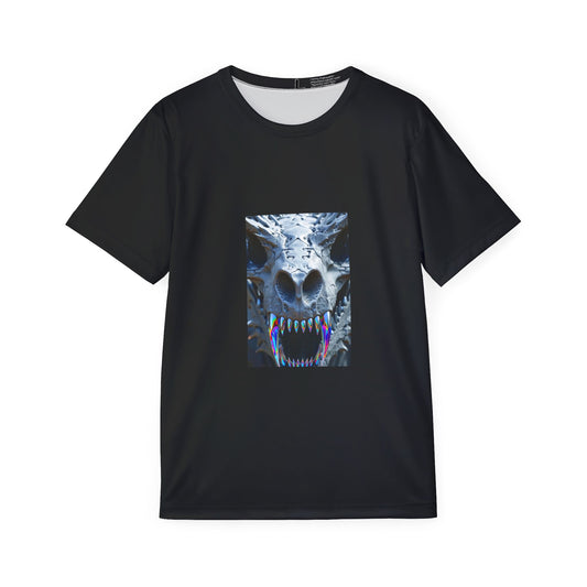 Men's Dragon Graphic Sports Jersey - Bold AOP Design