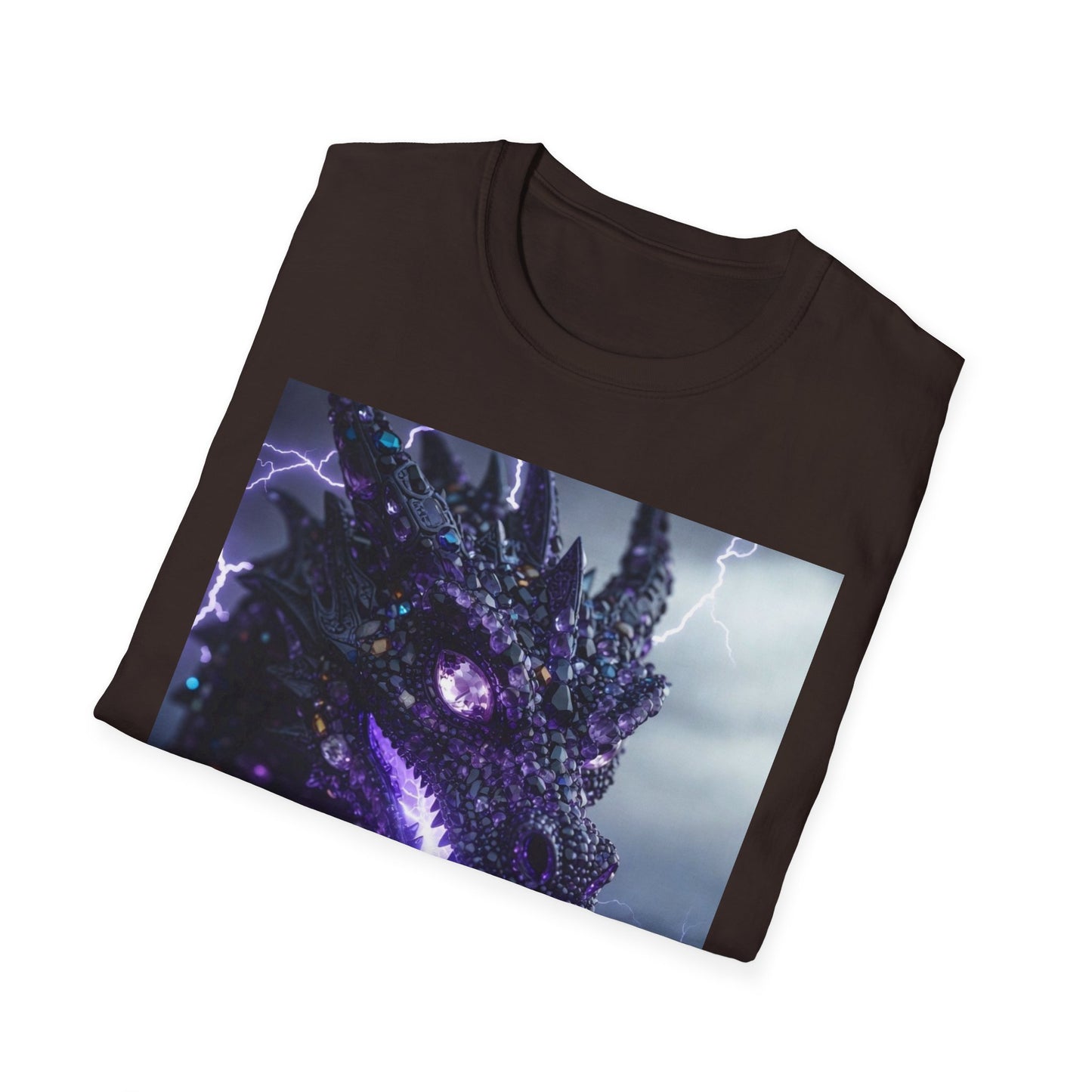 Dragon Lightning T-Shirt — Neon Electric Fantasy Graphic Tee