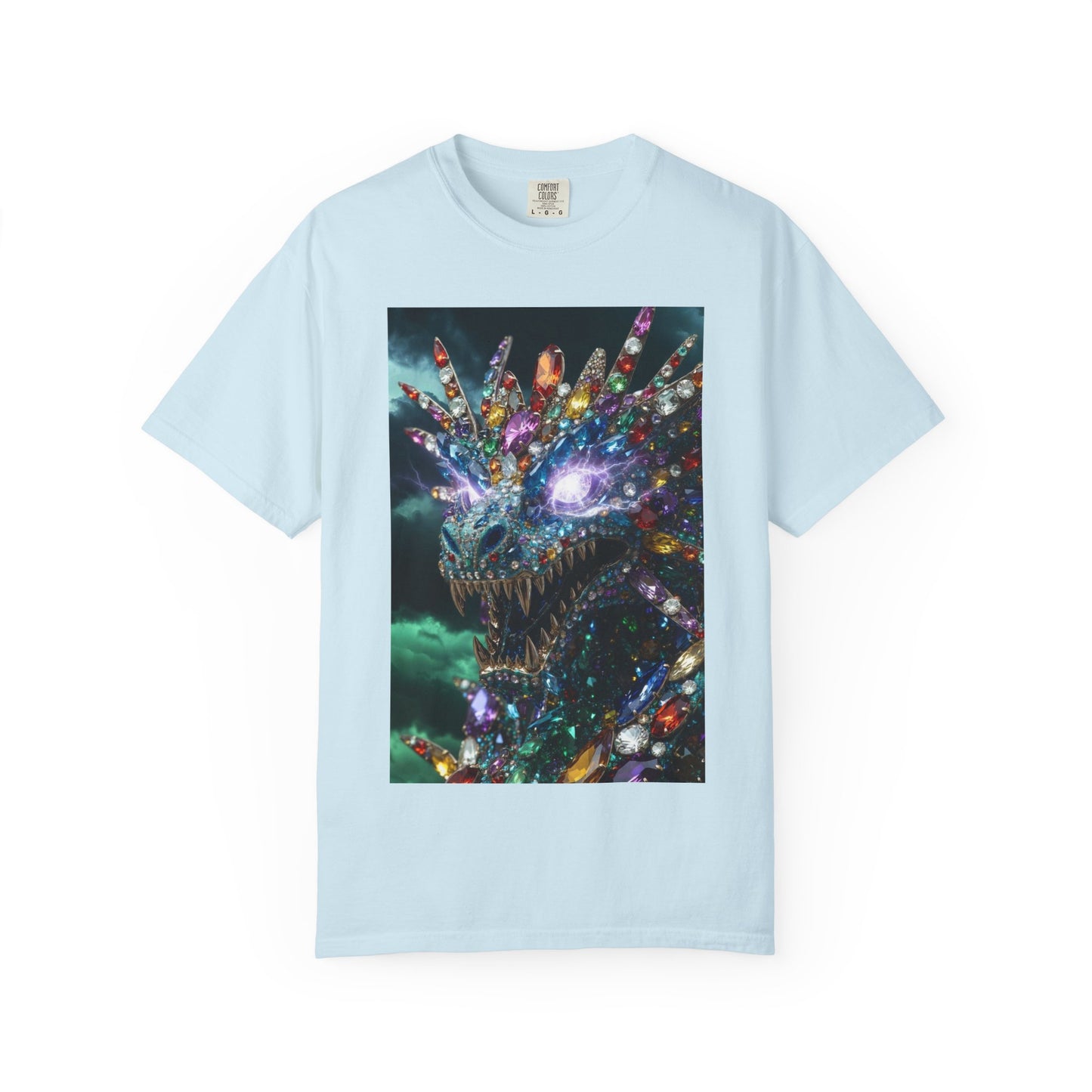 Dragon Crystal T-Shirt — Psychedelic Gem Monster Graphic Tee