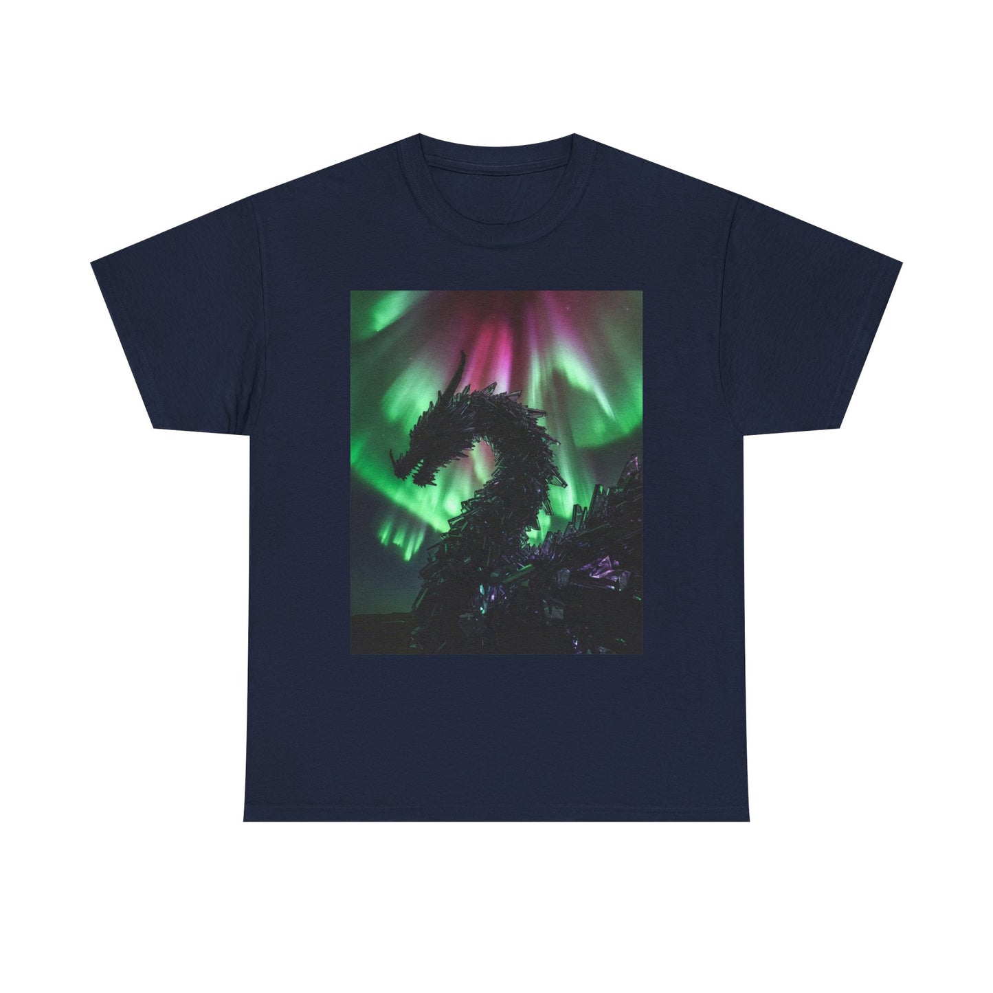 Dragon Aurora T-Shirt — Northern Lights Dragon Graphic Tee
