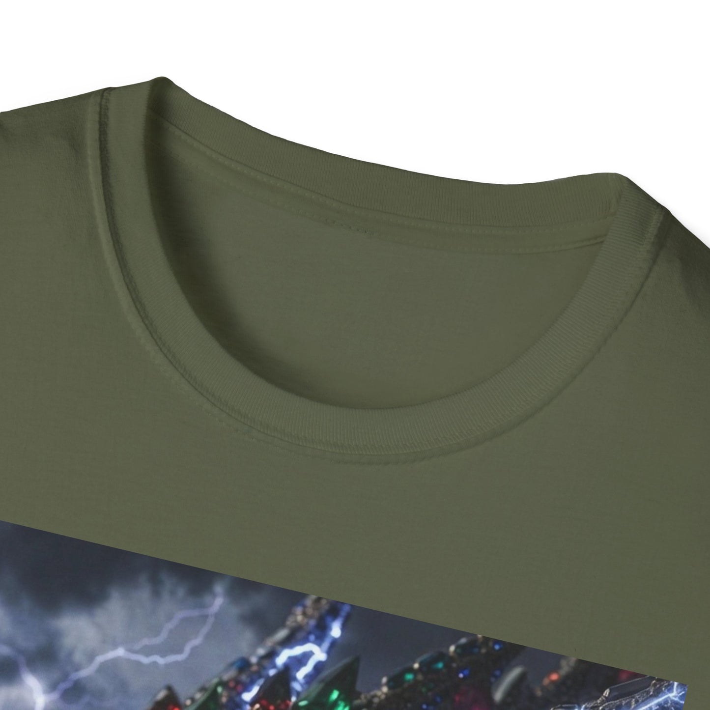 Dragon Lightning T-Shirt — Electric Dark Fantasy Monster Graphic Tee