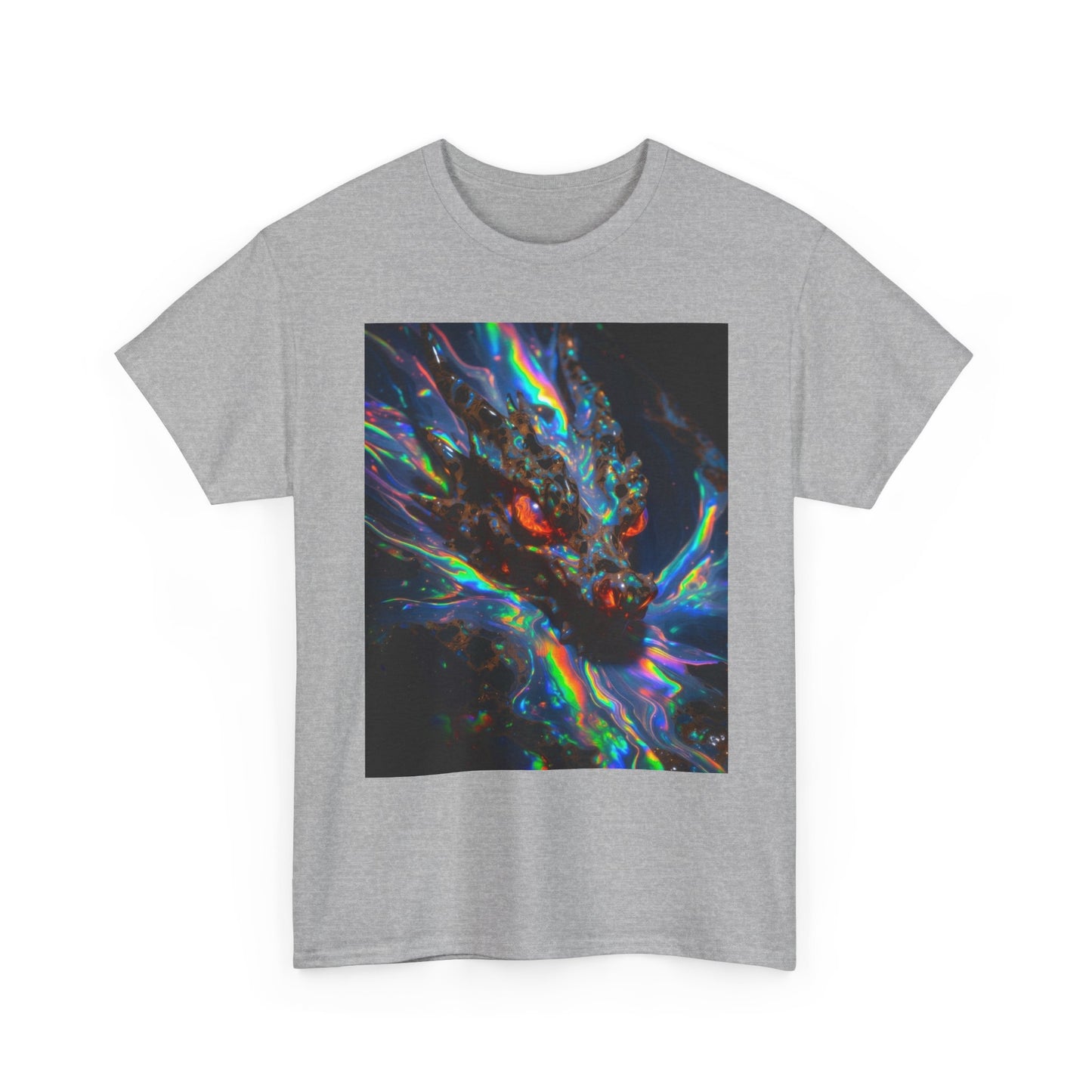 Psychedelic Dragon T-Shirt — Neon Cosmic Dragon Graphic Tee