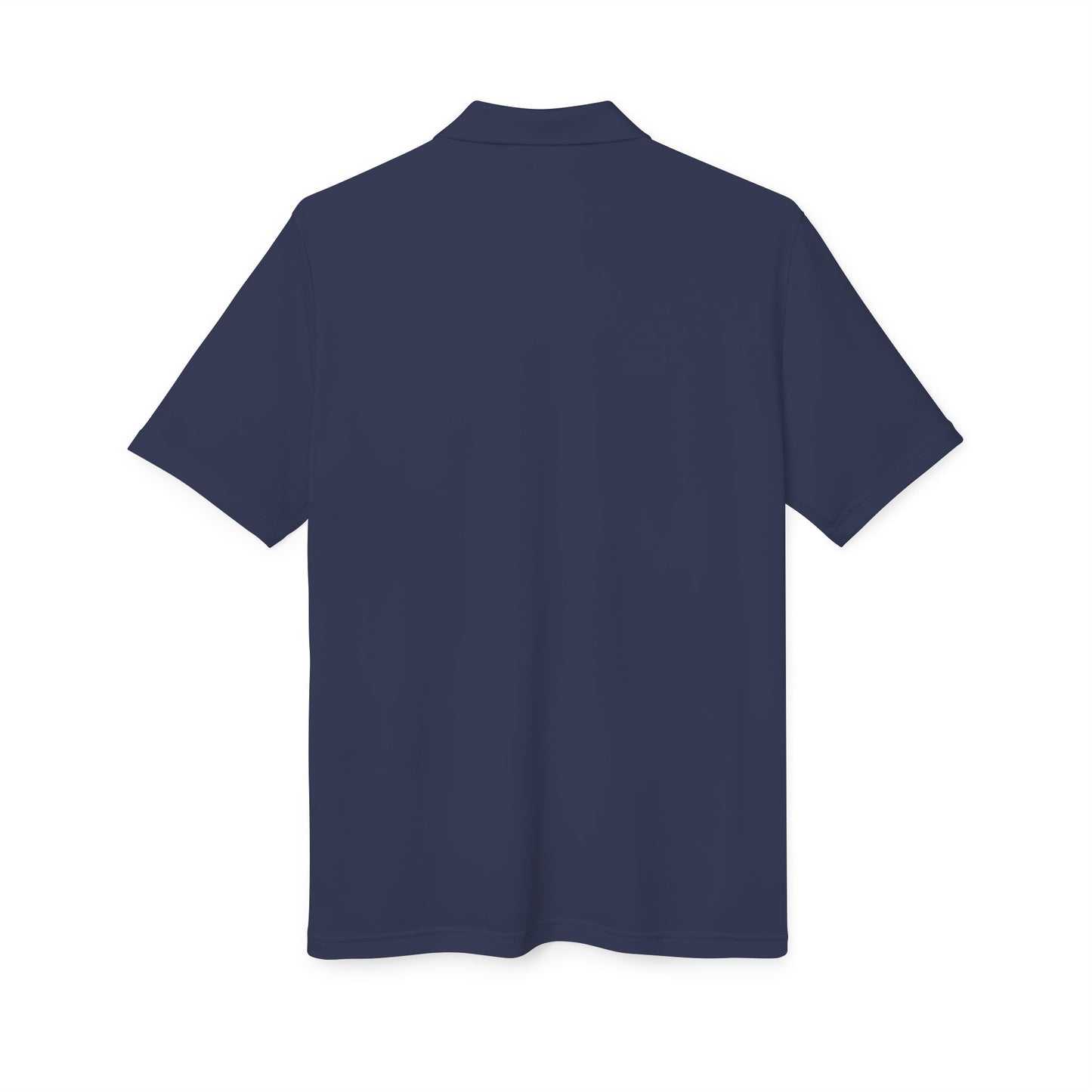 Adidas Performance Polo — Gold Crest Patch Chest Logo
