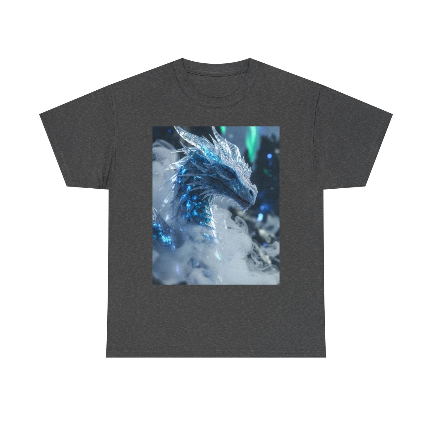 Ice Dragon Graphic Tee — Fantasy Dragon Art T-Shirt