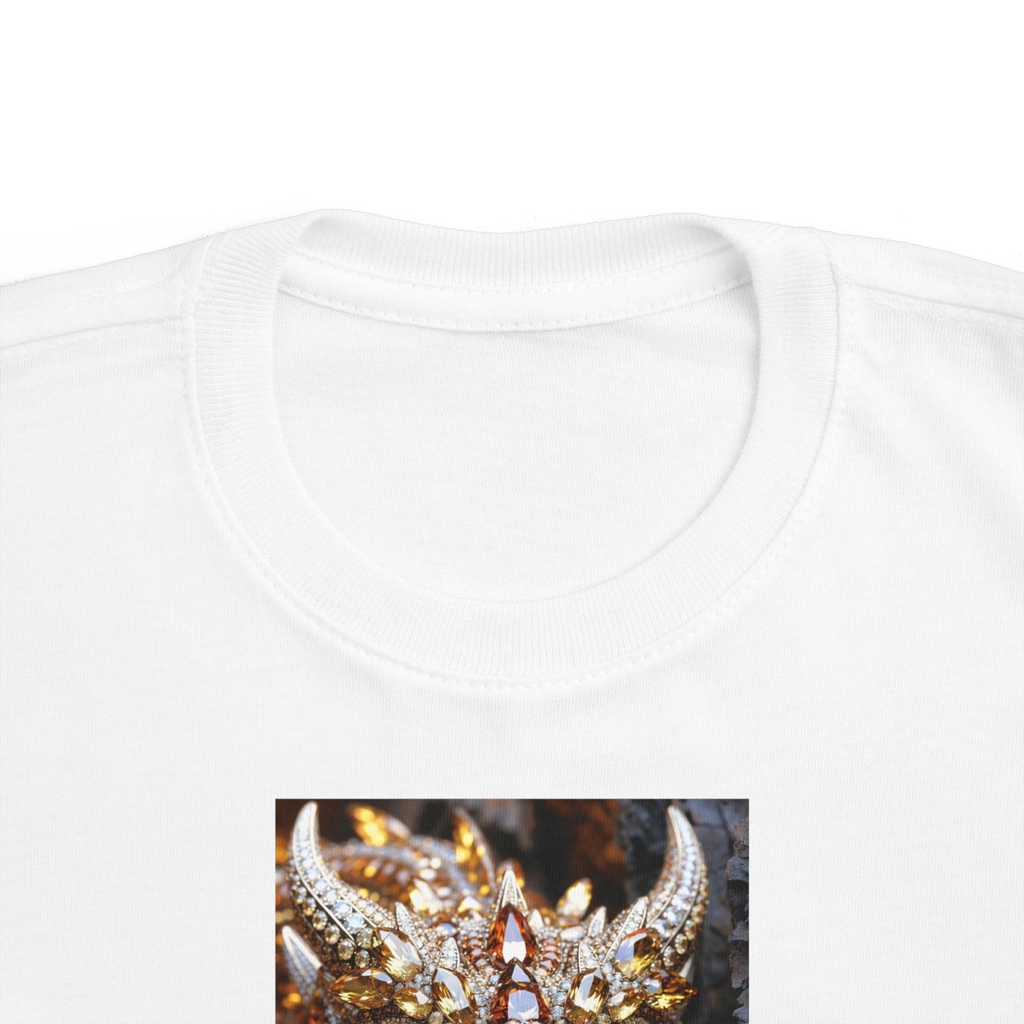 Toddler Tee — Fierce Gold Dragon Graphic Shirt