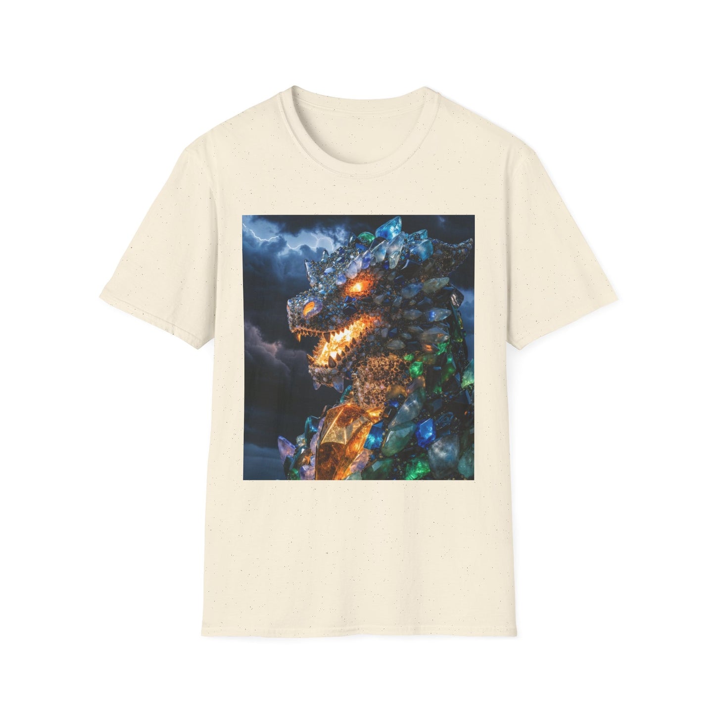 Gemstone Dragon T-Shirt — Fiery Crystal Dragon Graphic Tee