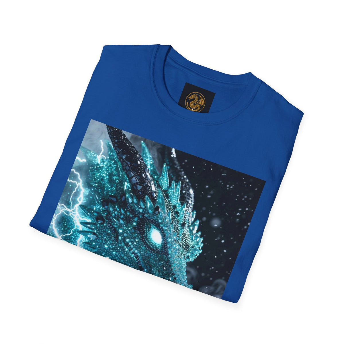 An Ice Dragon T-Shirt — Electric Frost Dragon Graphic Tee