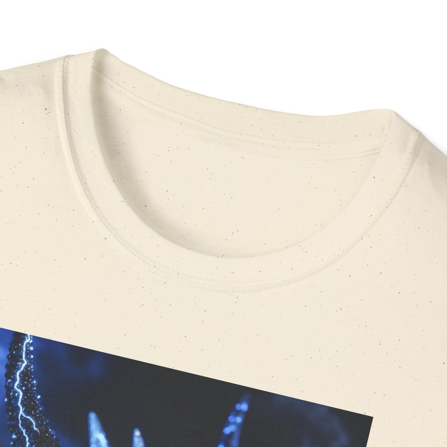 Lightning Dragon T-Shirt — Electric Blue Mythical Dragon Graphic Tee