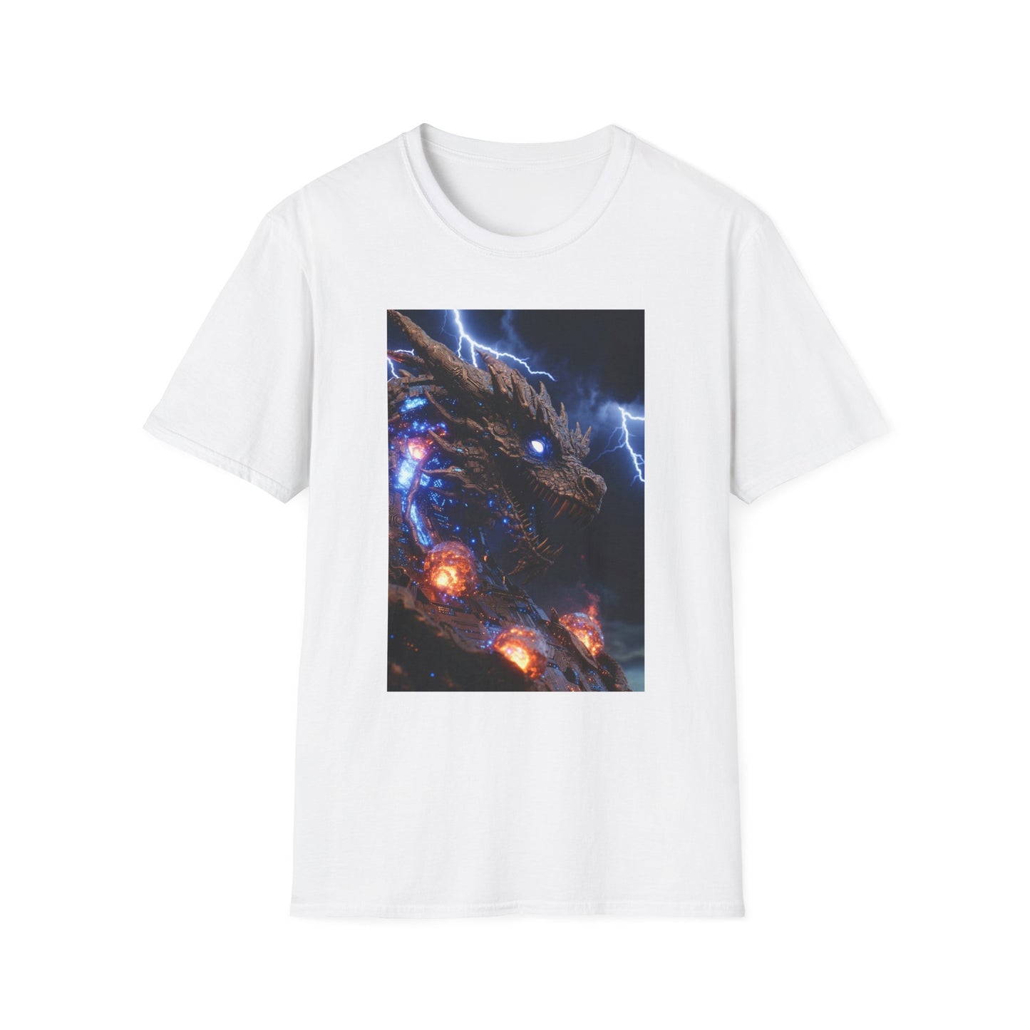 Godzilla Monster Tee — Electric Kaiju Face Graphic T-Shirt