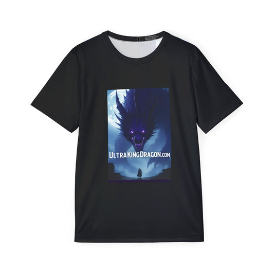 Men's Graphic Sports Jersey - Ultra King Dragon Design, Athletic Wear, Gamer Apparel, Unique Sportswear Gift, Fantasy Inspired T-Shirt