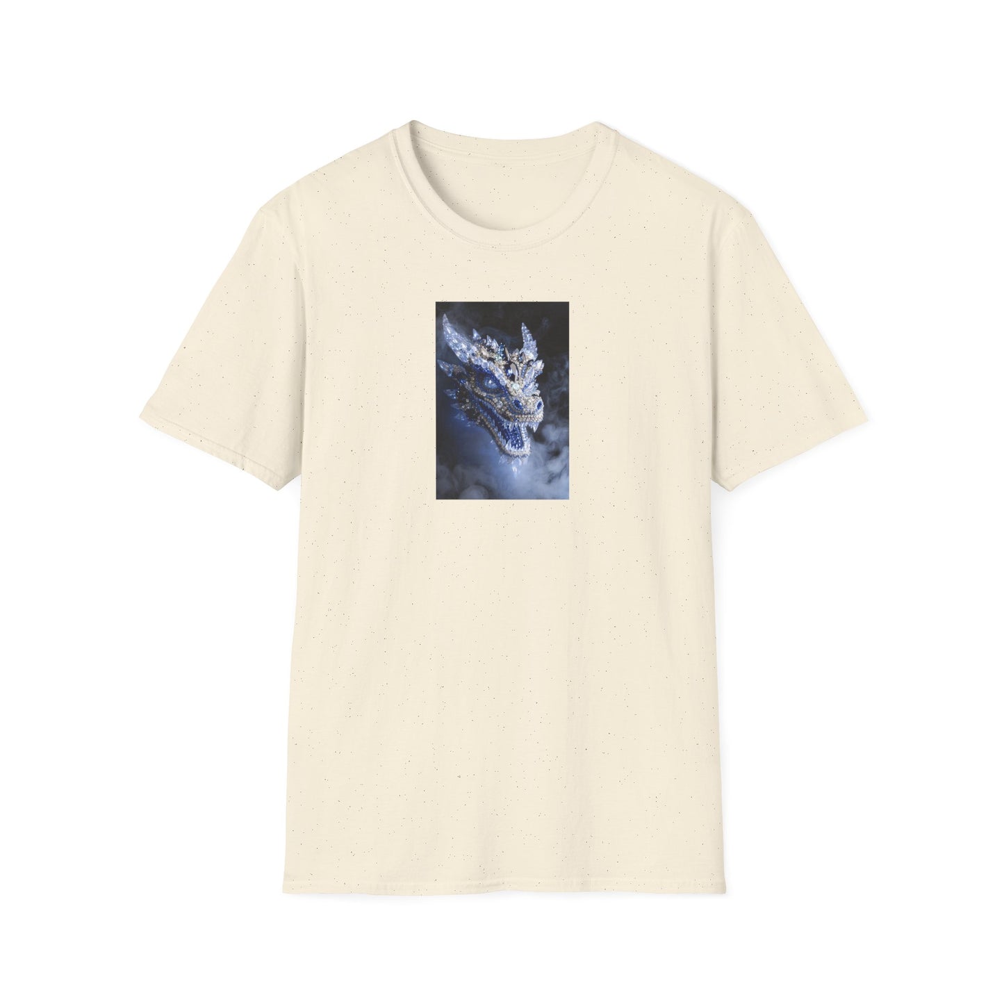 Dragon Portrait T-Shirt — Mystical Blue Dragon Art Tee