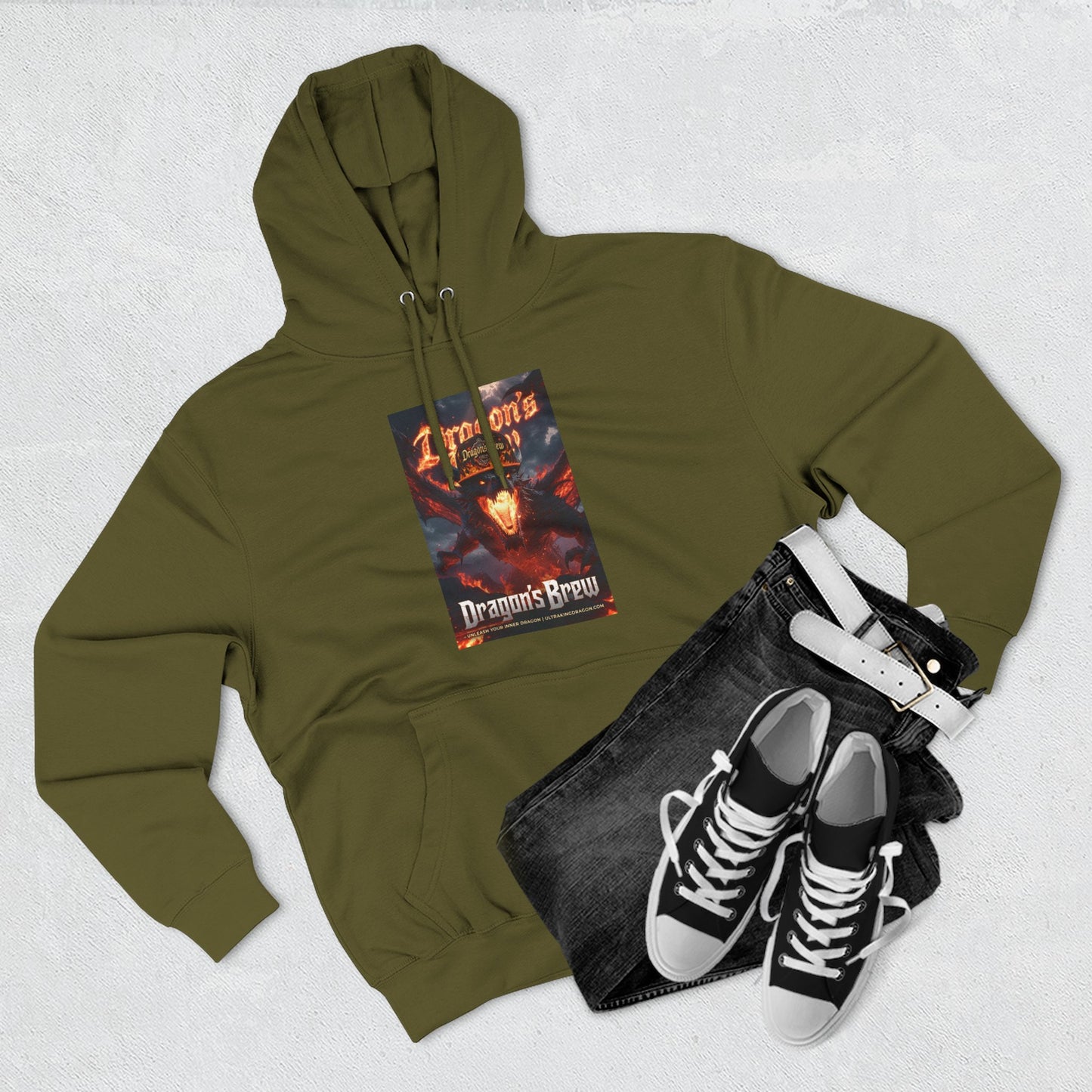 Dragons Brew Three-Panel Fleece Hoodie
