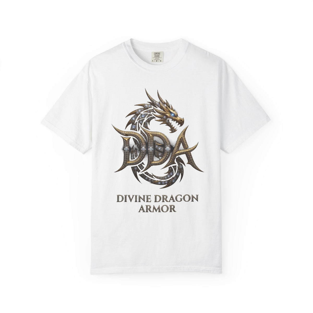 A DIVINE DRAGON ARMOR MEN OR WOMANS Garment-Dyed T-shirt