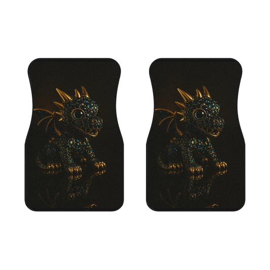 Whimsical Dragon Car Mats (Set of 2) | Unique Auto Accessories, Fantasy Car Decor, Gift for Dragon Lovers, Kids Car Mats, Vehicle [...]