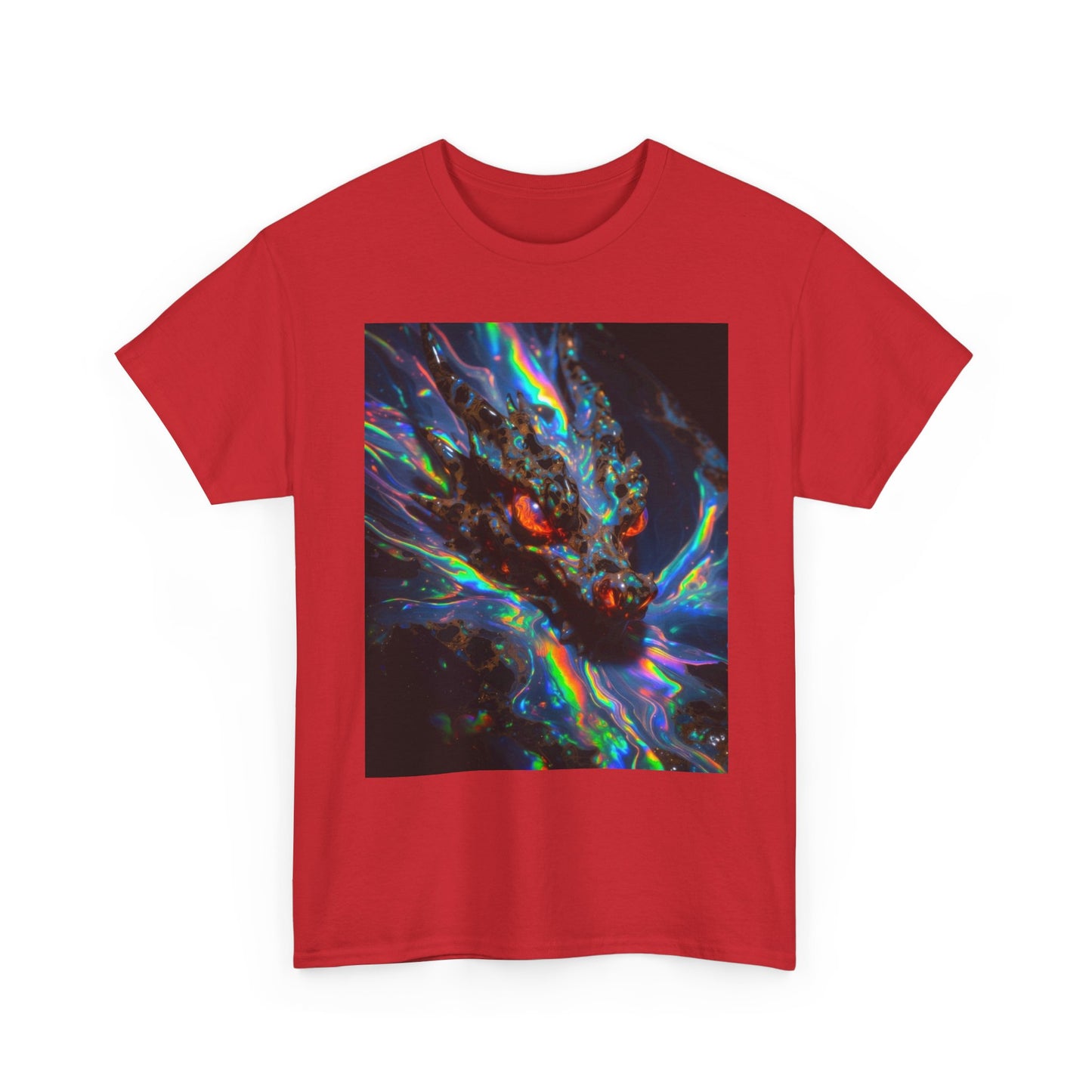 Psychedelic Dragon T-Shirt — Neon Cosmic Dragon Graphic Tee