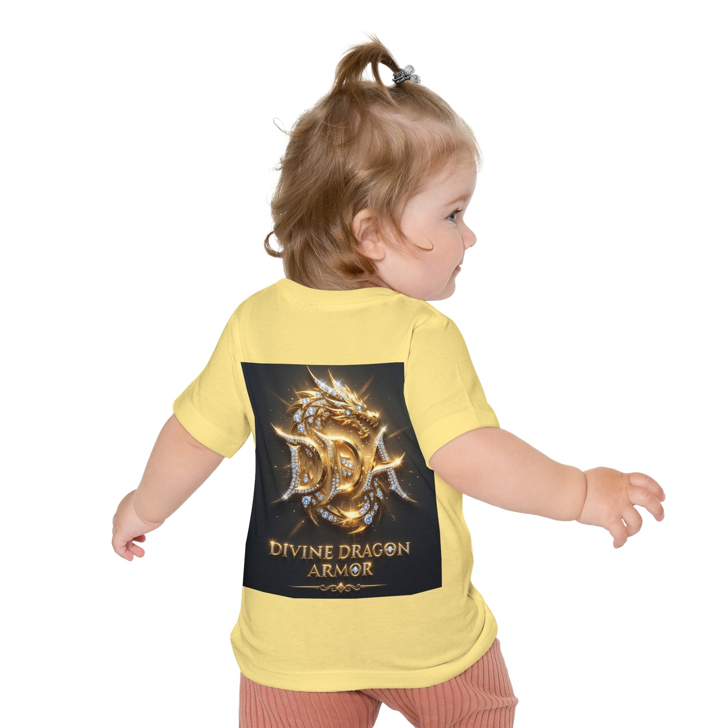 A Baby T-Shirt — Divine Dragon Armor Lightning Robot Graphic