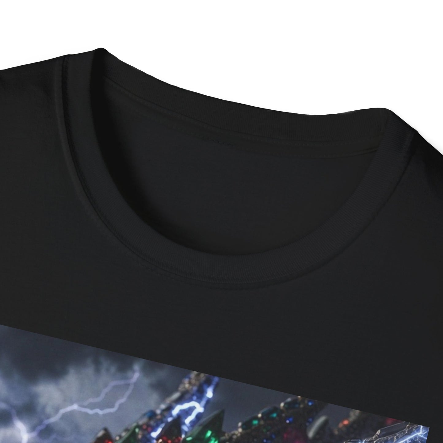 Dragon Lightning T-Shirt — Electric Dark Fantasy Monster Graphic Tee