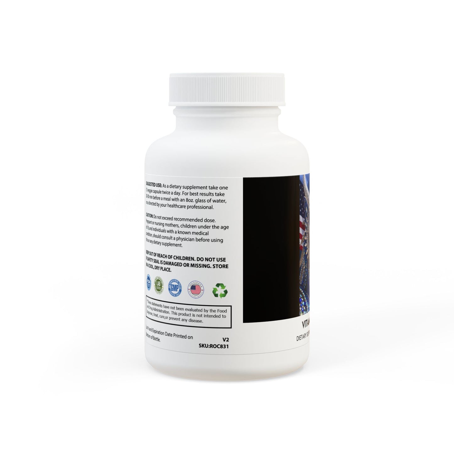 Vitamin K2 + D3 Supplement (60 Capsules)